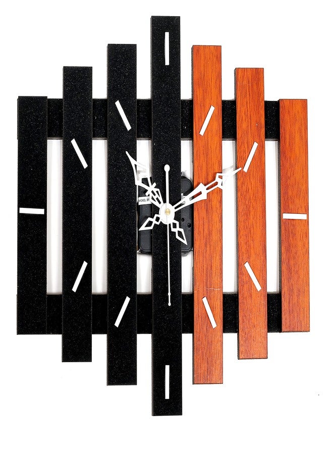 Unique Craft 3D Wooden Wall Clock Antique Design for Living Room, Bedroom Wall, Home and Office - Brown - MD_UNQ-024 - Image 1